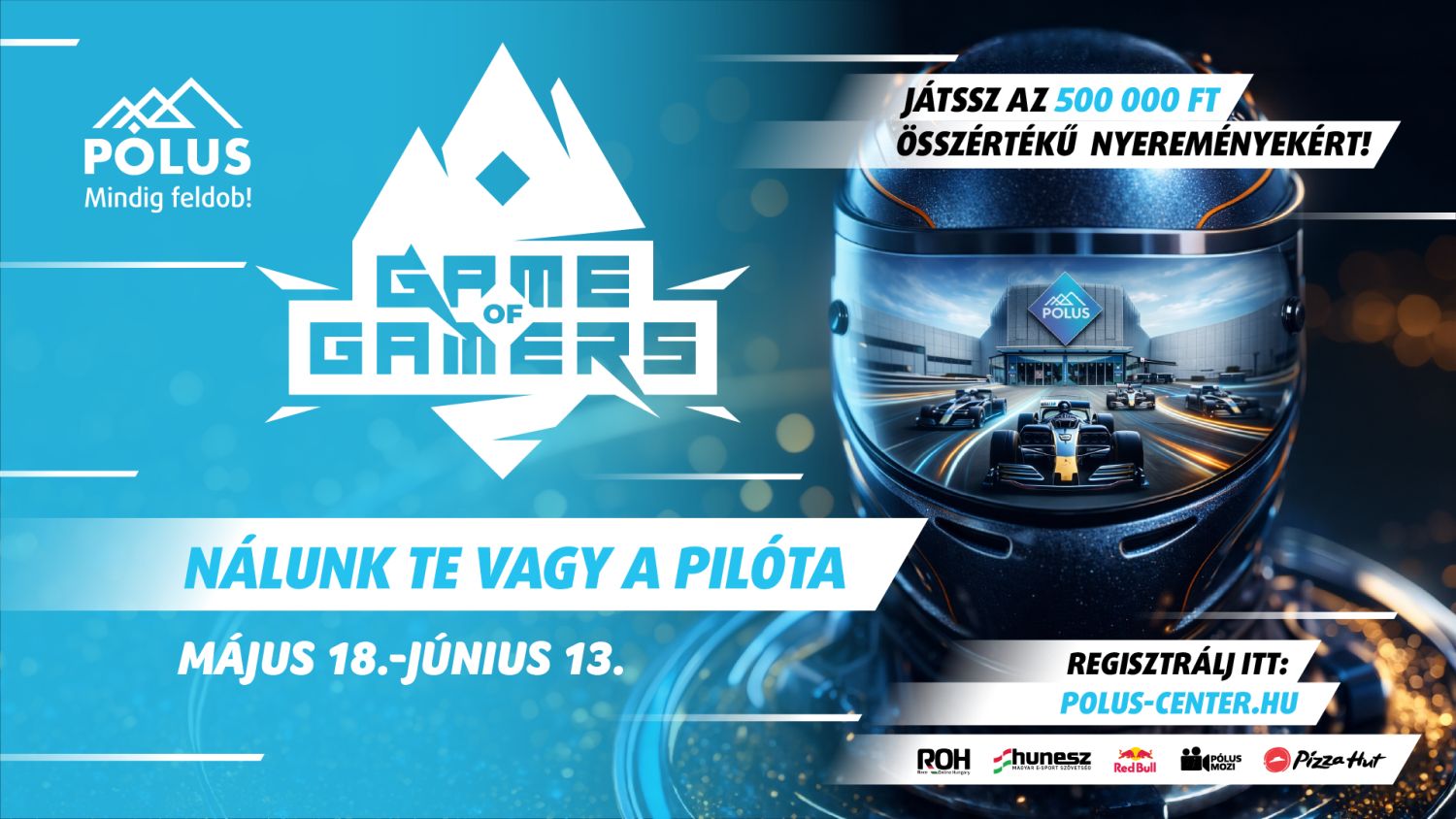 Padlógázzal indul a nyár: gaming és autós élmények költöznek a Pólusba