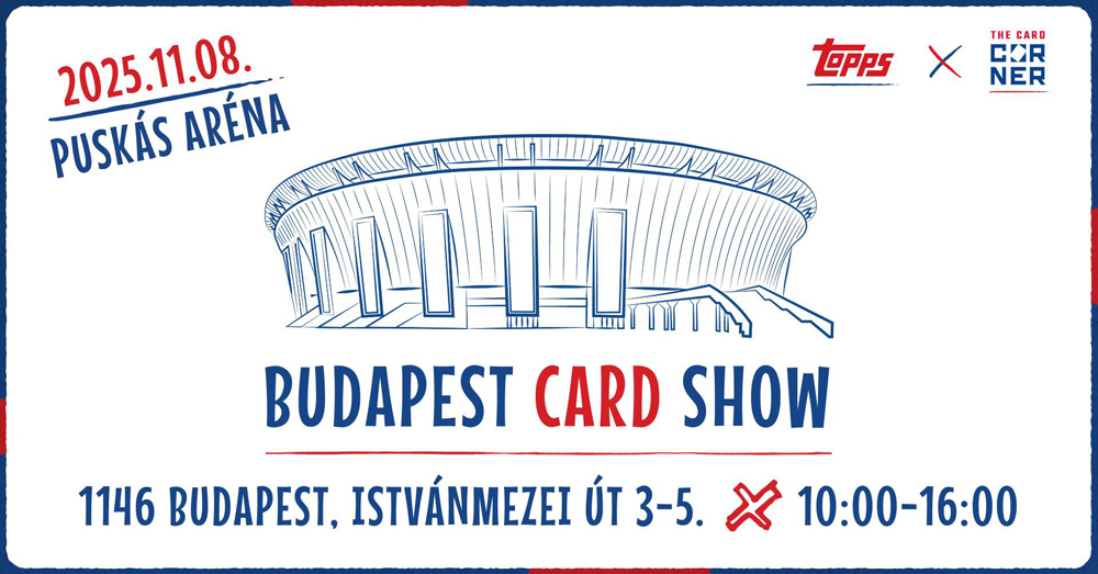 Védett: Budapest Card Show 2025 – minden kártyagyűjtőnek ott a helye november 8-án!